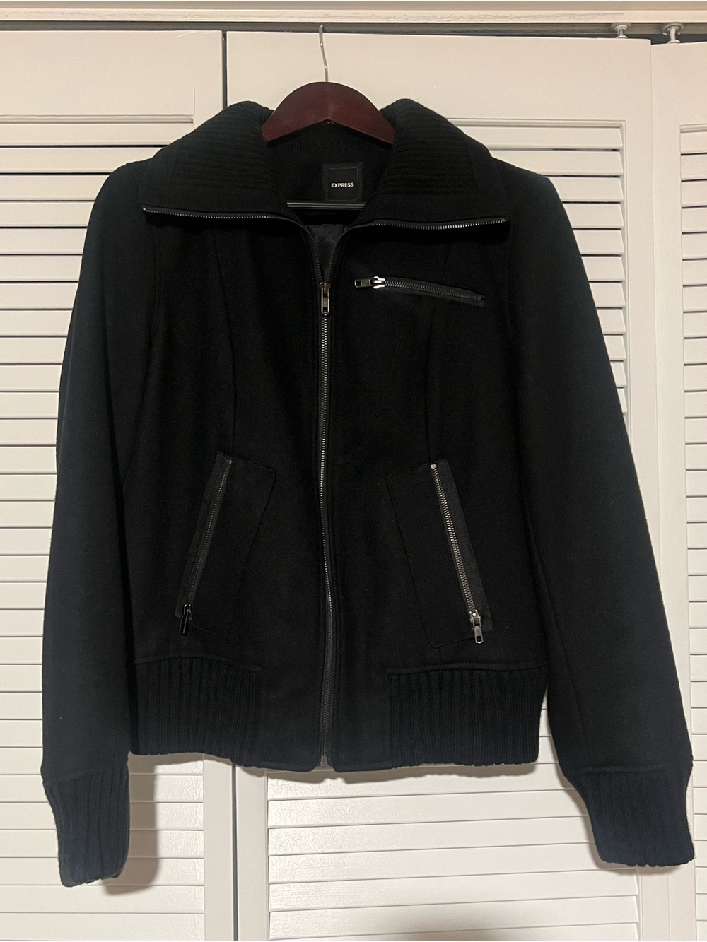 Express Wool Bomber Jacket